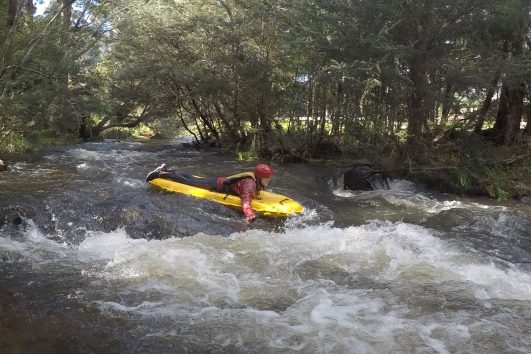 River Sledding